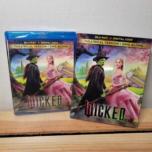 BLURAY + DIGITAL Wicked (Theatrical Version + Sing-Along) NEW / SEALED